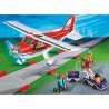 PLAYMOBIL AVIONETA CON VEHICULO DE  REPOSTAJE