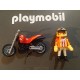 PLAYMOBIL MOTO DE CROSS AMARILLA