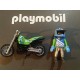 PLAYMOBIL MOTO DE CROSS VERDE