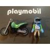PLAYMOBIL MOTO DE CROSS VERDE