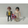 PLAYMOBIL PAREJA DE NOVIOS CON RAMO