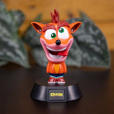 Crash Bandicoot lámpara 3D Icon Crash Bandicoot 10 CM