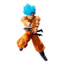 BANPRESTO Dragon Ball Estatua PVC Ichibansho Super Saiyan God Super Saiyan Son Goku 16 cm