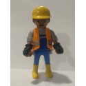 PLAYMOBIL FIGURA OBRERO CON CASCO