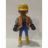 PLAYMOBIL FIGURA OBRERO CON CASCO