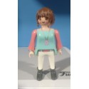 PLAYMOBIL FIGURA MUJER CITY MORENA   - 26/12/19