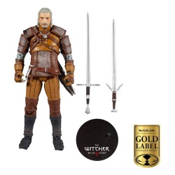 MACFARLANE The Witcher Figura Geralt of Rivia Gold Label Series 18 cm