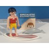 PLAYMOBIL MUJER SURFISTA CON DELFIN - 23/1/21