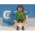 PLAYMOBIL FIGURA MUJER EXPLORADORA , SENDERISTA  - 27/1/21