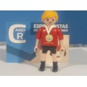 PLAYMOBIL FIGURA TRABAJADOR DE CAMPING , CAMPAMENTO -  29/1/21