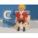 PLAYMOBIL FIGURA TRABAJADOR DE CAMPING , CAMPAMENTO -  29/1/21