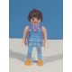 PLAYMOBIL CHICA CON PETO AZUL - 2/2/21
