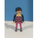PLAYMOBIL FIGURA CHICA MORENA DE PIEL OSCURA - 15/2/21