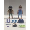 PLAYMOBIL PAREJA DE CAMPISTAS , SENDERISTAS - 15/2/21