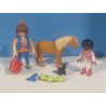 PLAYMOBIL MUJER CON NIÑA Y PONY - 18/3/21