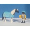 PLAYMOBIL NIÑA CON PONY DE DOS COLORES - 18/3/21