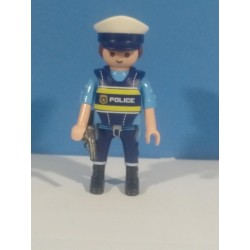 PLAYMOBIL POLICIA CON CHALECO AZUL - 28/3/21