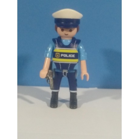 PLAYMOBIL POLICIA CON CHALECO AZUL - 28/3/21