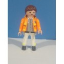PLAYMOBIL FIGURA SANITARIO CON CHALECO NARANJA - 28/3/21
