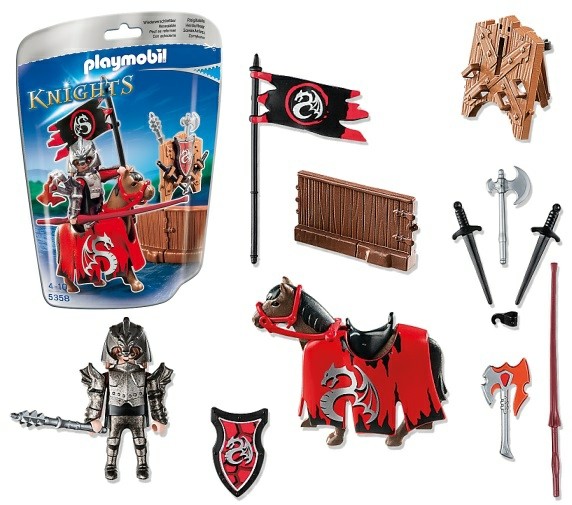 PLAYMOBIL 5388 CABALLERO DEL DRAGON ROJO