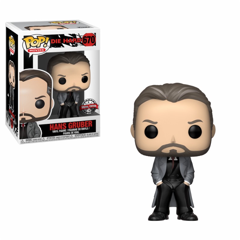 FUNKO POP DIE HARD - HANS GRUBER EXCLUSIVO