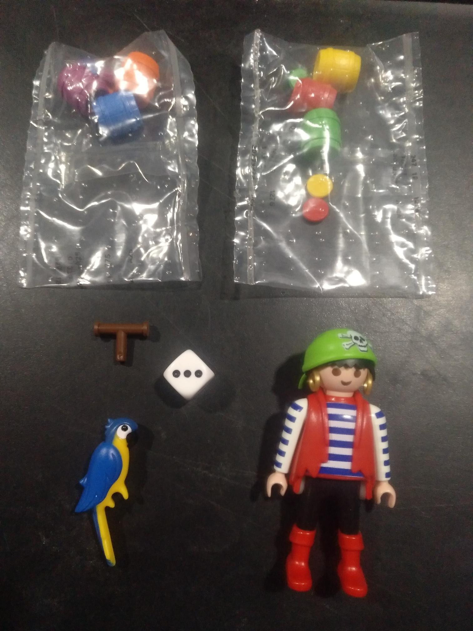 PLAYMOBIL PIRATA FUNPARK CON LORO Y JUEGO - 25/6/21