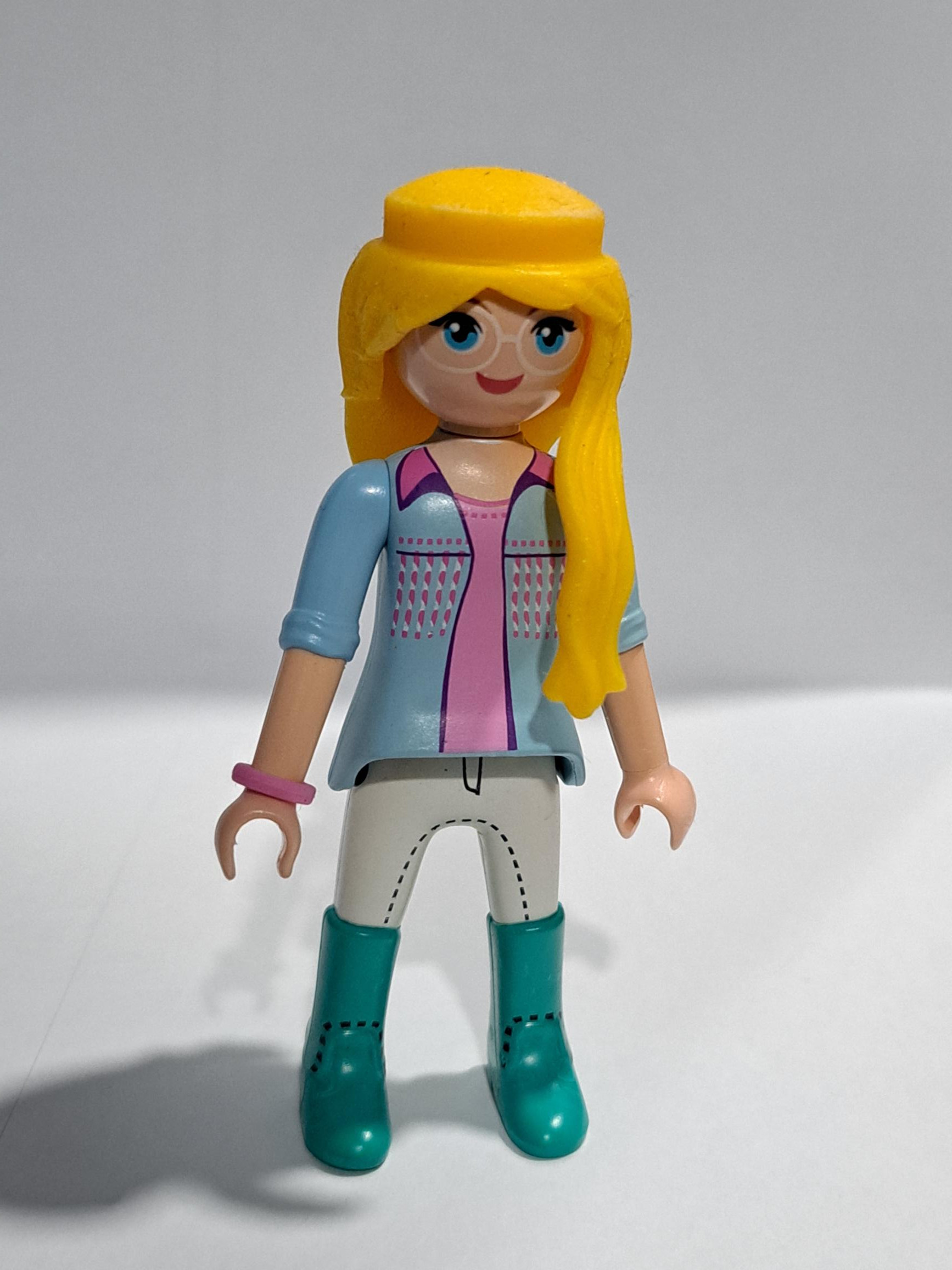 PLAYMOBIL FIGURA CHICA RUBIA HIPICA - 18/12/23