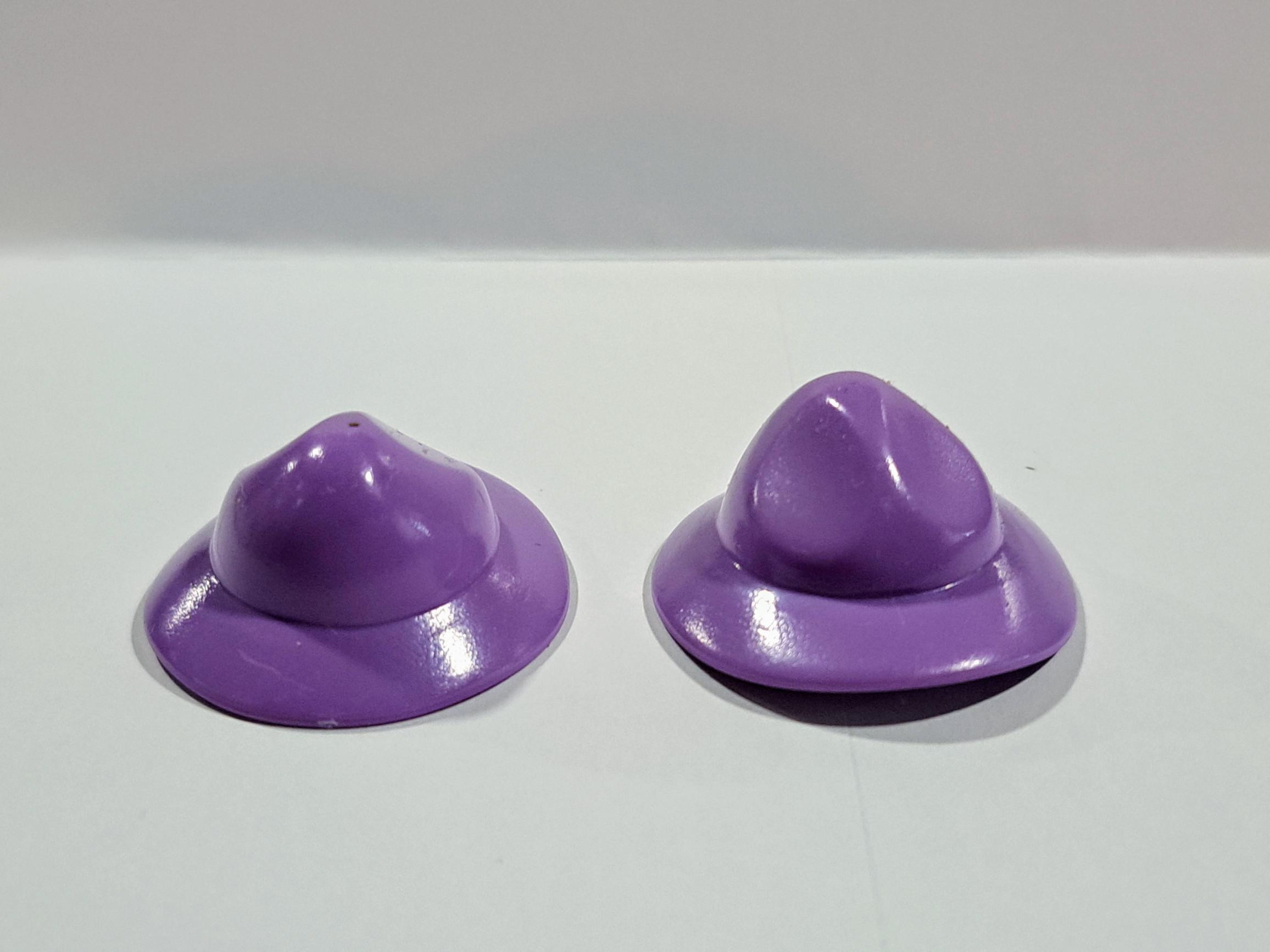 PLAYMOBIL X2 SOMBRERO MORADO