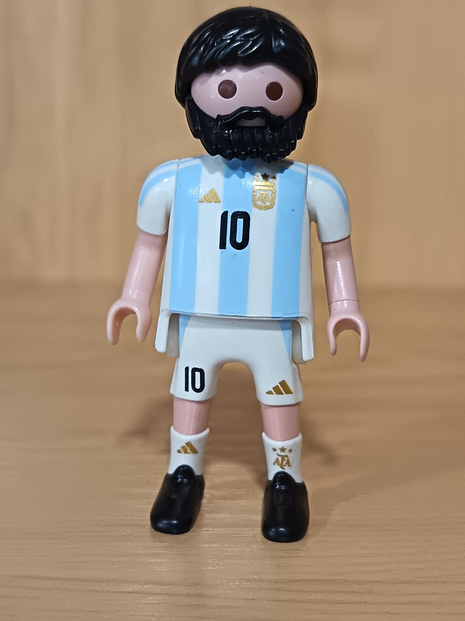 PLAYMOBIL JUGADOR FUTBOL LEONEL MESSI ARGENTINA , ARTICULO ORIGINAL - 18/4/15