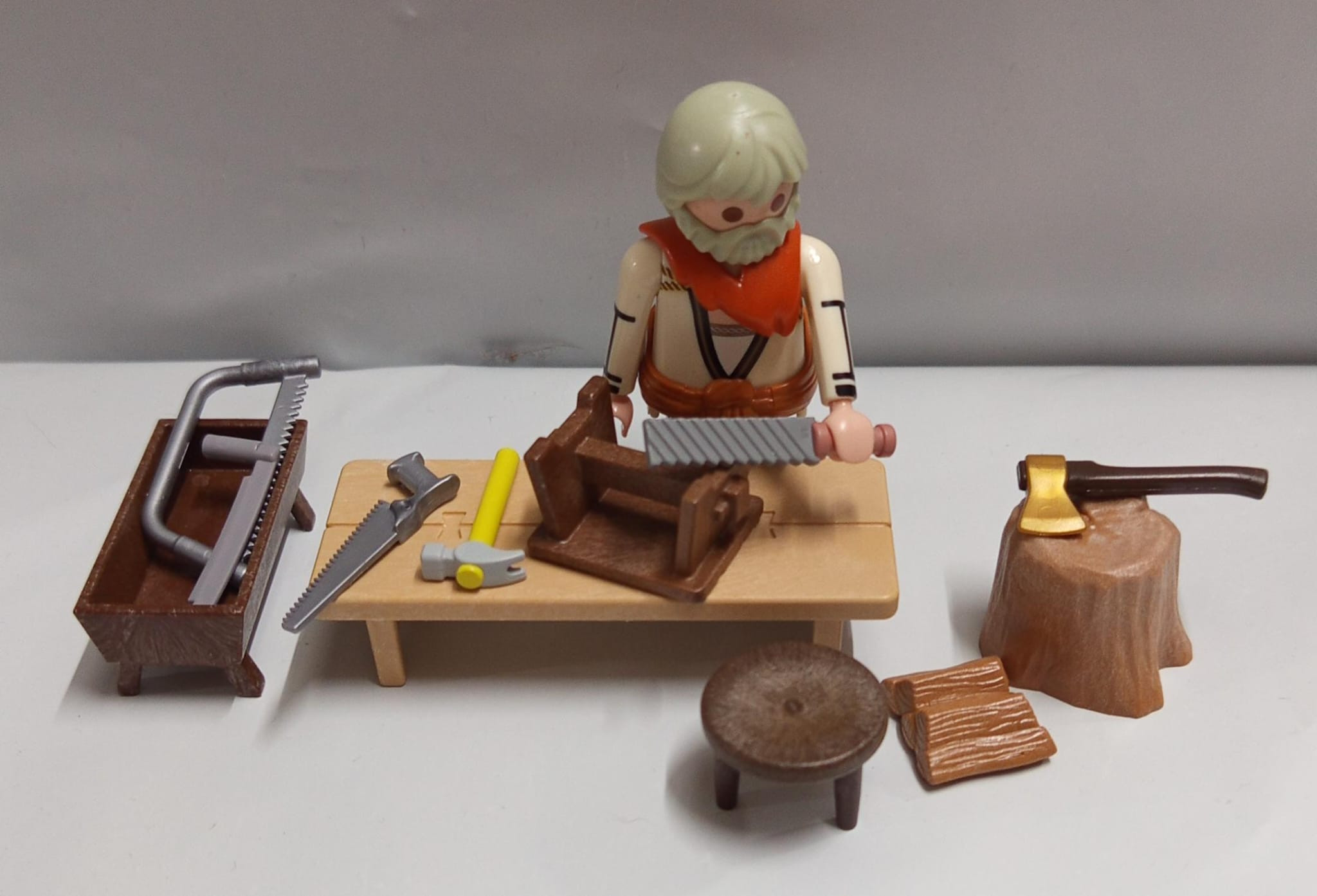 PLAYMOBIL BELEN ,ALDEANO CARPINTERO - 22/7/26